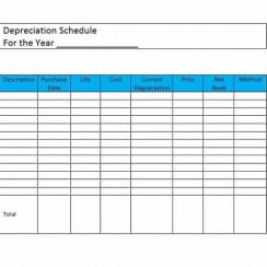 11 Depreciation Schedule Example Free 11 Depreciation Schedule Example Free