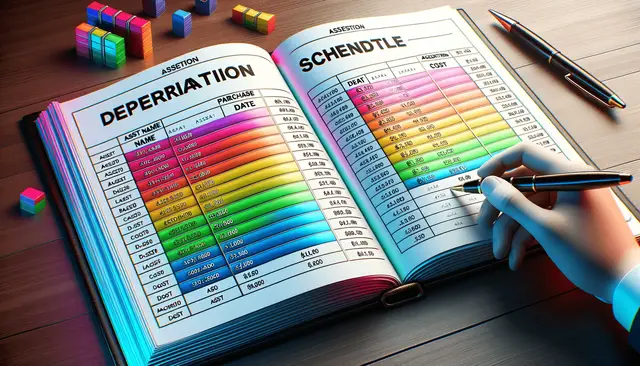 Depreciation Schedule Example Book Featured Images