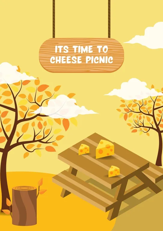 Cheese picnic flyer free picnic flyer templates