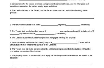 Commercial Lease Agreement (5 Template & Amazing Example)