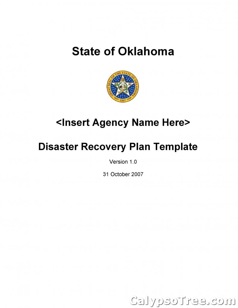 Disaster Recovery Plan Template 07