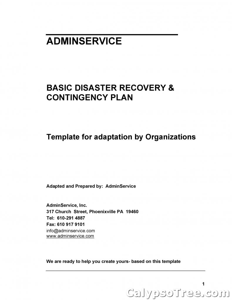 Disaster Recovery Plan Template 12