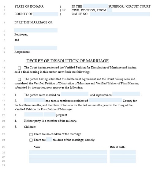 Divorce Papers Free - Free Divorce Papers Printable Divorce Papers Free - Free Divorce Papers Printable