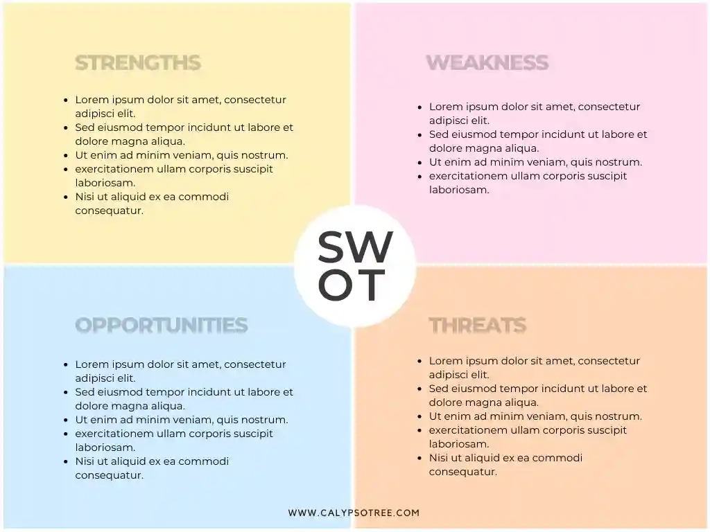 Example of SWOT Analysis Templates 10 Example of SWOT Analysis Templates 10