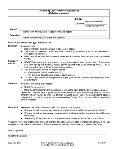 Free Divorce Papers Printable 05 Free Divorce Papers Printable 05