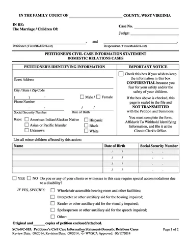 Free Divorce Papers Printable 09