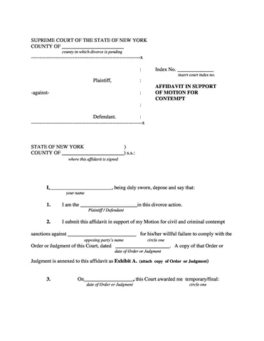 Free Divorce Papers Printable 12