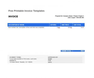 Invoice Templates (30 Free Example) - Calypso Tree