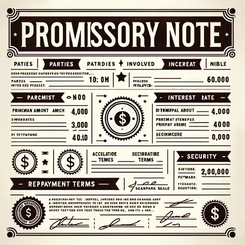 Free Simple Promissory Note Template 02