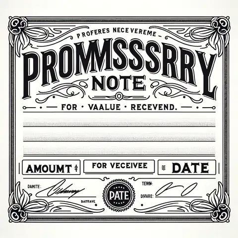 Free Simple Promissory Note Template 03