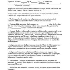 Independent Contractor Agreement (60 Amazing Sample & Template)