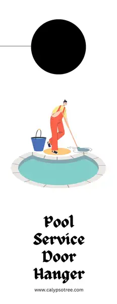 Pool service Door Hanger Template