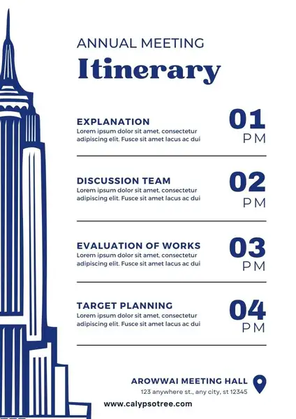 Professional Meeting Agenda Templates 04