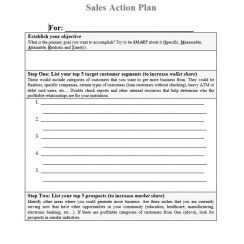 Sales Action Plan