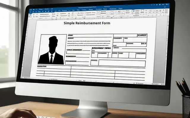Simple Reimbursement Form Template