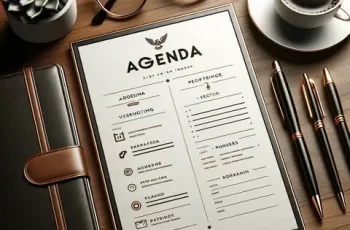 20 Unbelievable Professional Meeting Agenda Templates and Examples