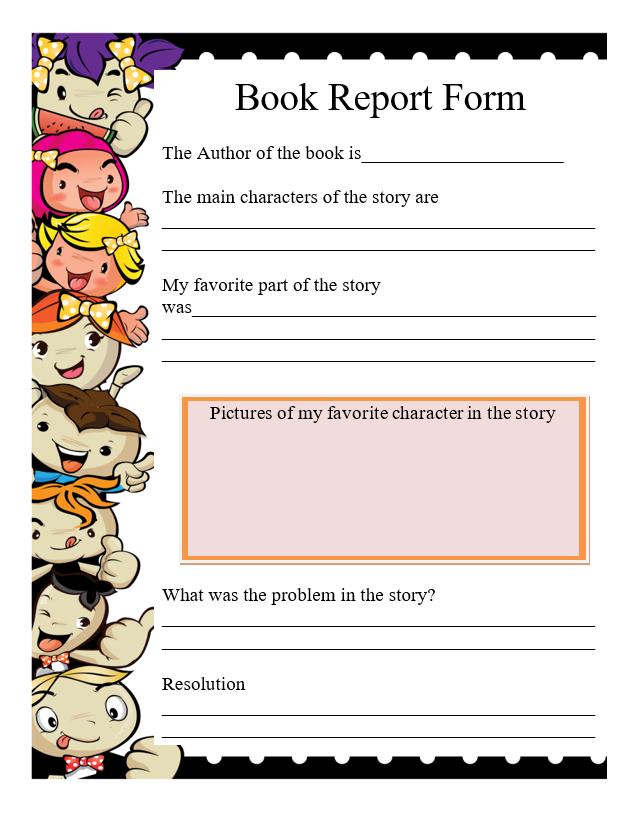Book Report Form