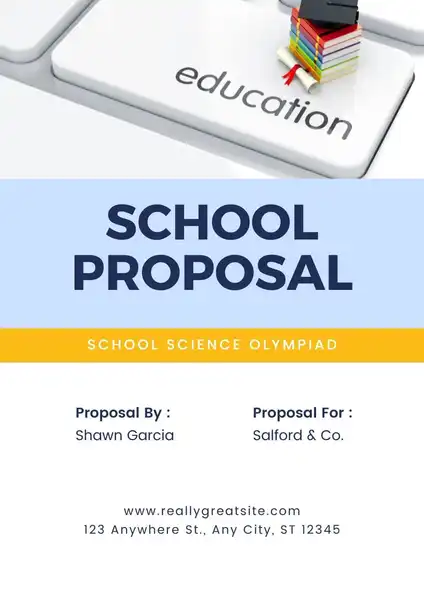 Education Project Proposal Templates 424 600