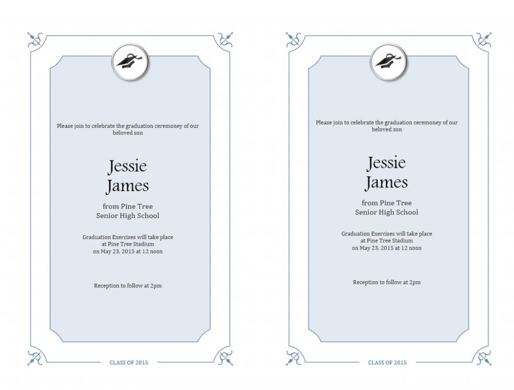 Graduation Invitation Templates