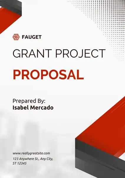 Grant Project Proposal Templates 424 600