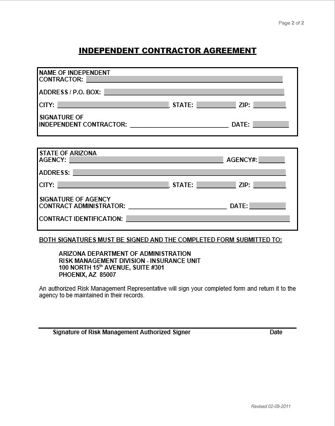 Independent Contractor Agreement