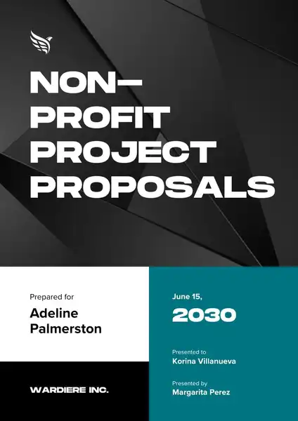 Non Profit Project Proposal Templates 424 600