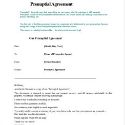 Prenuptial Agreement (5 Free Sample & Template)
