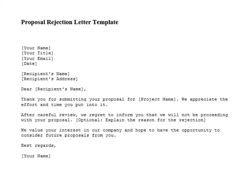 Proposal Rejection Letter Template min 800 583