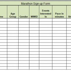 8 Amazing Sign Up Sheet Template