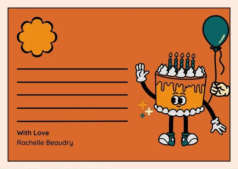 birthday postcard template 800 568