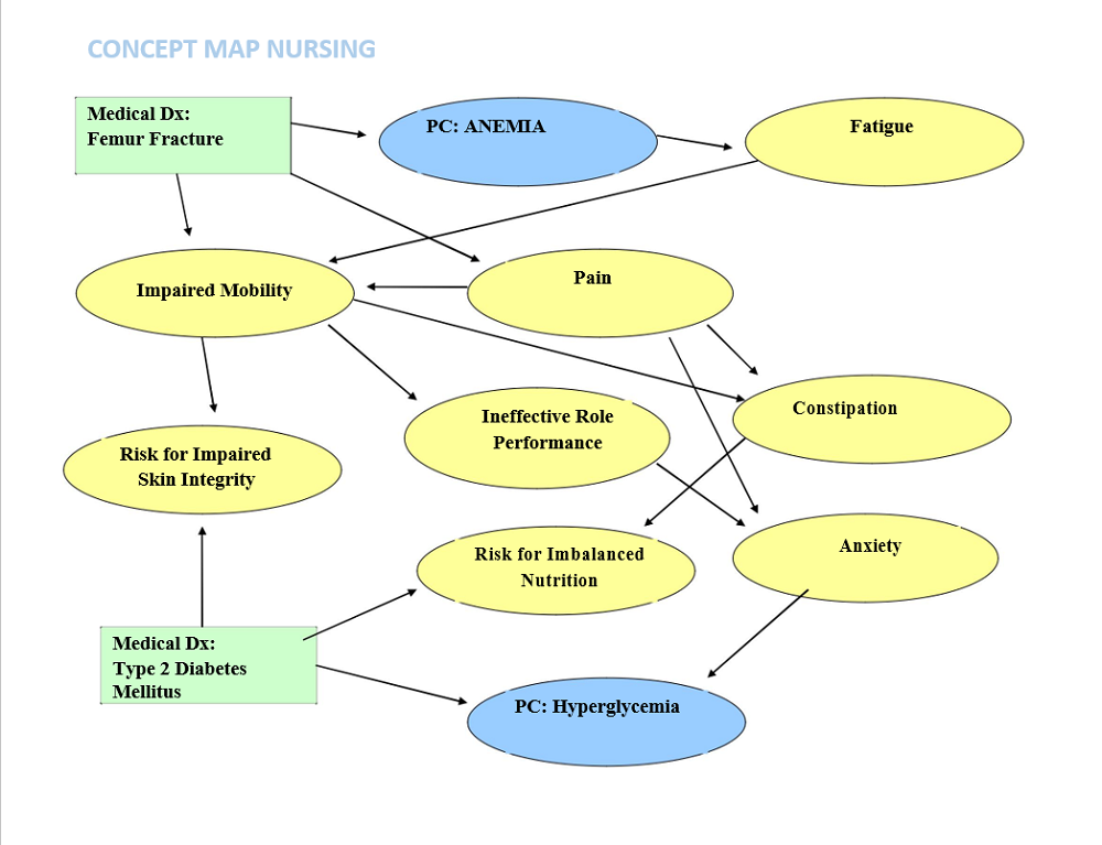 concept map nursing