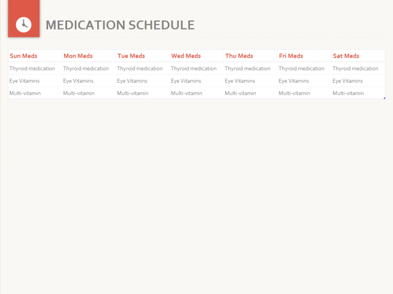 20 Free Medication Schedule Template Calypso Tree 20 Free Medication Schedule Template Calypso Tree