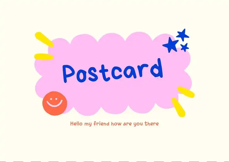 postcard template publisher 800 568