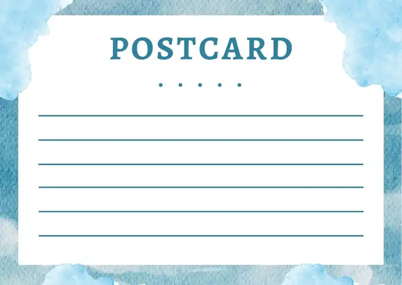 postcard template word 800 568