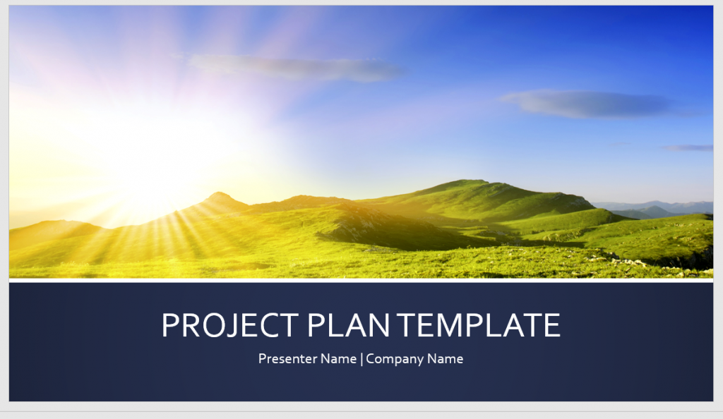 project plan template ppt