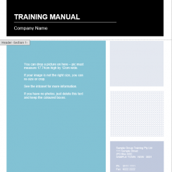 20 Plus Free Training Manual Template & Example