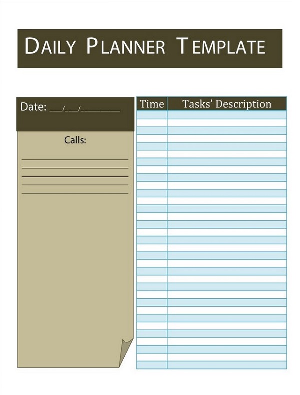 Daily Schedule Templates 15