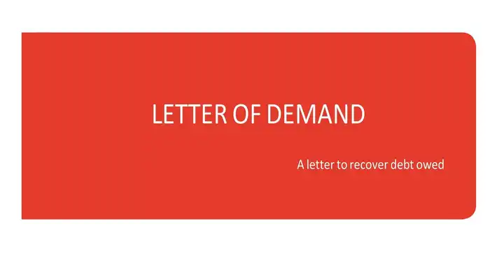 Demand Letter Template Featured