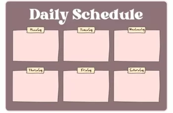 21 Free Daily Schedule Templates