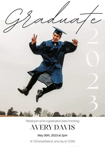 Graduation Invitation Templates with Pictures