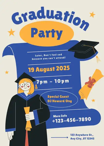 Graduation Party Invitation Templates