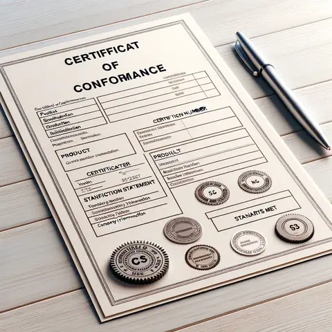 What Should Be on a Certificate of Conformance