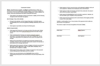 Contract Template (5 free example)