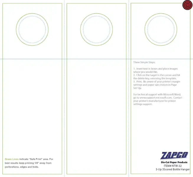 free template for table tents 02