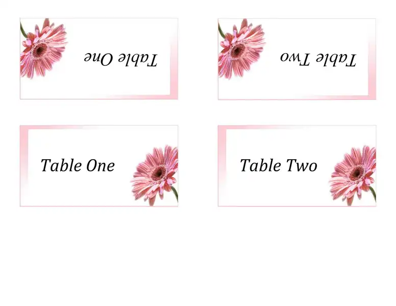 free template for table tents 15