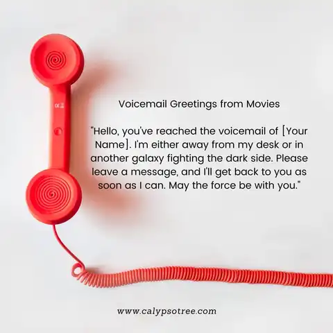 voicemail greetings from movies