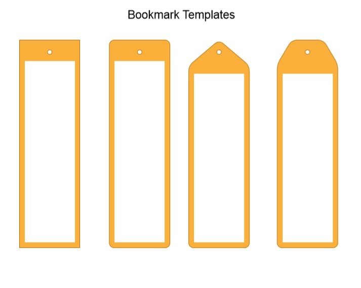 Blank Bookmark Templates