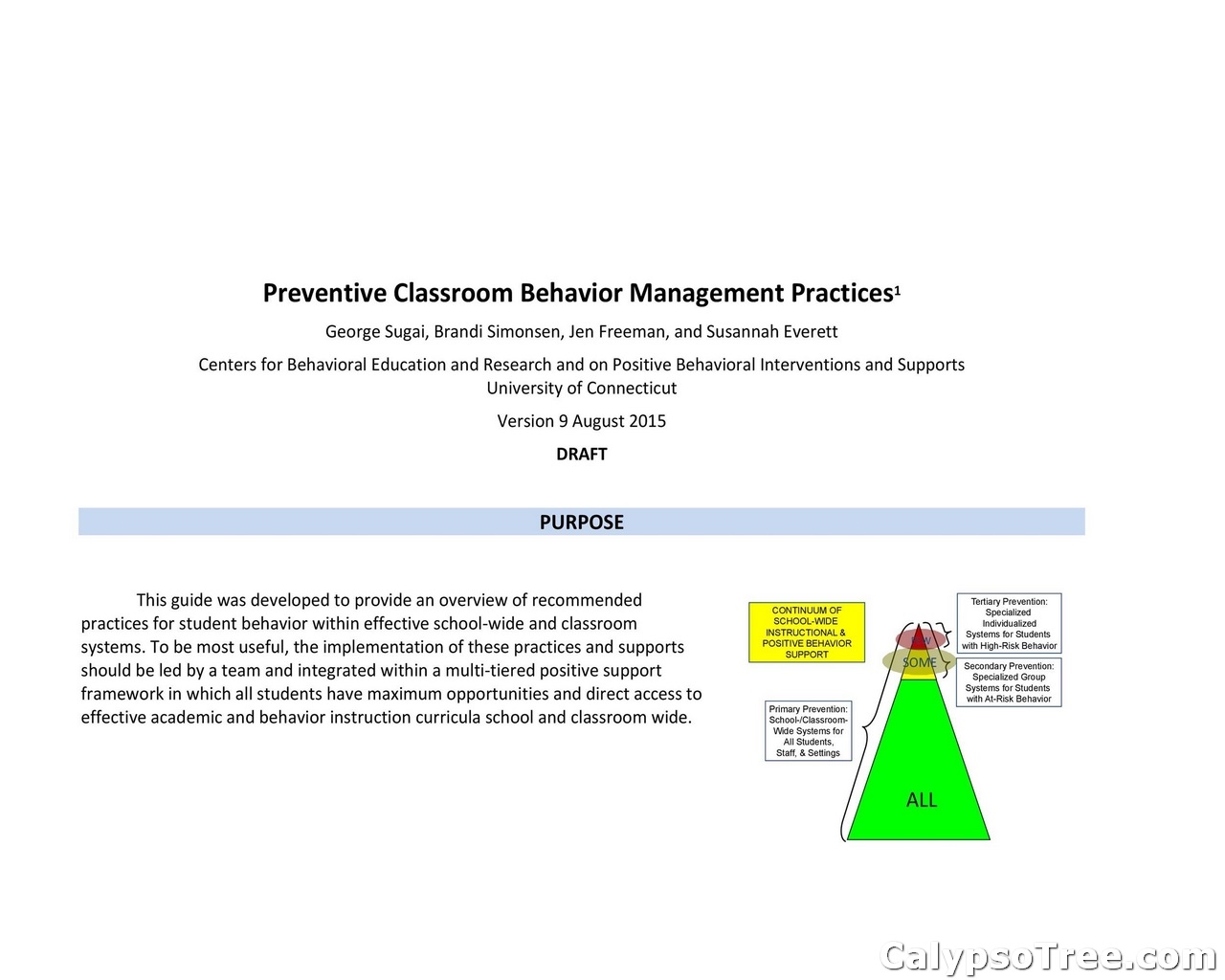 Classroom Management Plan 34