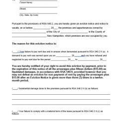 Eviction Notice Templates
