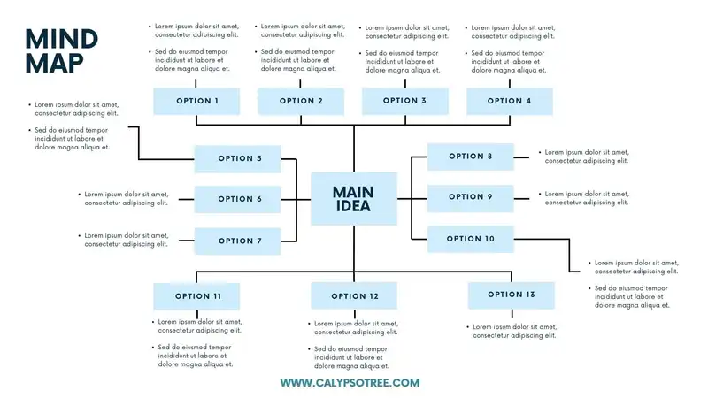 Example of Mind Map Template 05